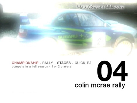 Colin McRae Rally 4 Demo 