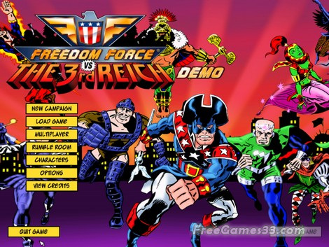 Freedom Force vs The 3rd Reich Demo 