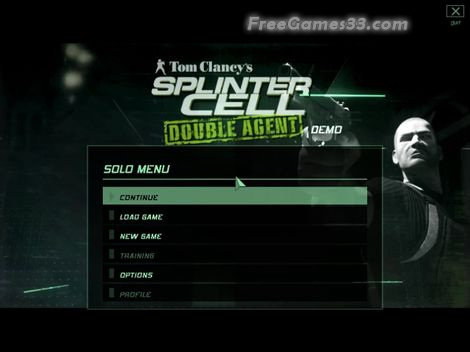 Splinter Cell Double Agent - Singleplayer Demo 